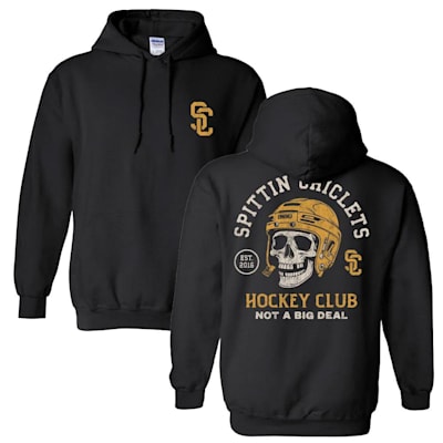  (Barstool Sports Spittin' Chiclets Skull Helmet Hoodie - Adult)