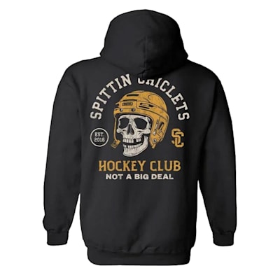  (Barstool Sports Spittin' Chiclets Skull Helmet Hoodie - Adult)