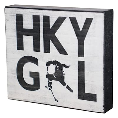  (Painted Pastimes HKY Girl Sign - 3.5" x 4")