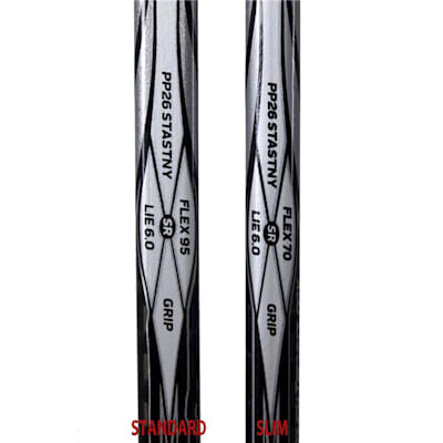 Standard VS Slim (Sherwood T90 Slimfit Grip Composite Stick - Senior)