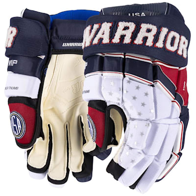  (Warrior VIP Team USA Hockey Gloves - Junior)