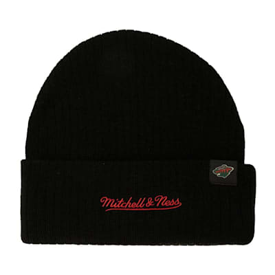 (Mitchell & Ness Line Light Knit Hat - Minnesota Wild - Adult)