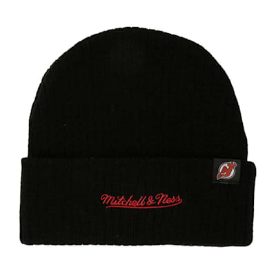  (Mitchell & Ness Line Light Knit Hat - New Jersey Devils - Adult)