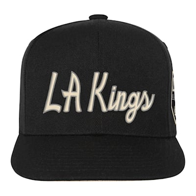  (Outerstuff Cream Script Snapback Hat - LA Kings - Youth)