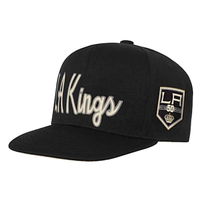  (Outerstuff Cream Script Snapback Hat - LA Kings - Youth)