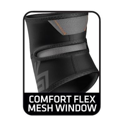 Comfort Flex Mesh Window (Shock Doctor 829 Elbow Compression Sleeve with Compact Coverage - Senior)