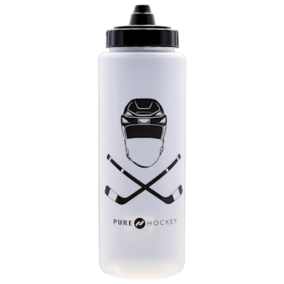  (Pure Hockey Helmet & Sticks Water Bottle - Valve Top)