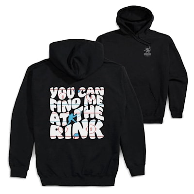  (Chalk Talk Sports Find Me at the Rink Hoodie - Youth)