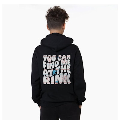 (Chalk Talk Sports Find Me at the Rink Hoodie - Youth)
