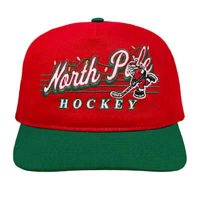  (Celly Hockey Co. North Pole Hockey Santa Snapback Hat - Adult)