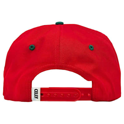  (Celly Hockey Co. North Pole Hockey Santa Snapback Hat - Adult)