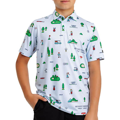  (Waggle Golf Gamer Polo - Youth)