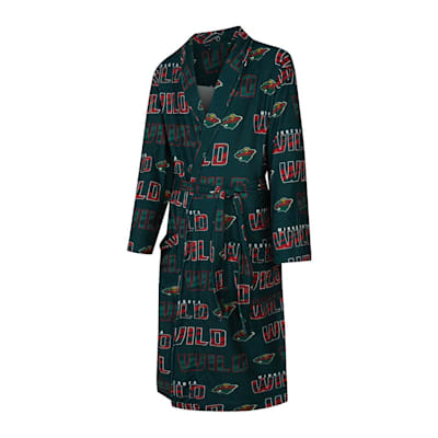  (Concepts Sports Microfleece Robe - Minnesota Wild - Adult)