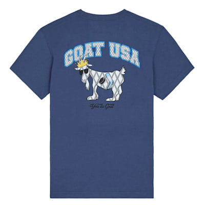 (Goat USA Hockey T-Shirt - Navy - Youth)