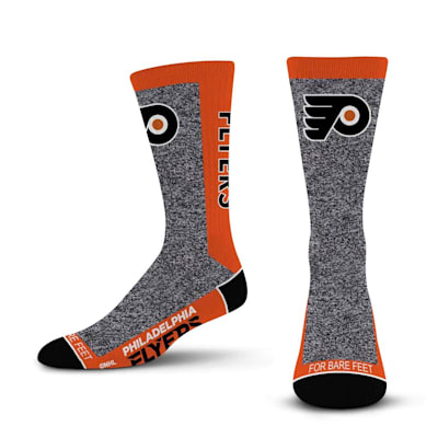  (For Bare Feet Marble MVP Crew Sock - Philadelphia Flyers - Adult)