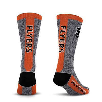  (For Bare Feet Marble MVP Crew Sock - Philadelphia Flyers - Adult)