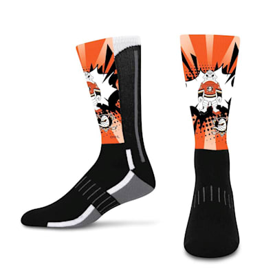  (For Bare Feet Mascot Phenom Curve Socks - Anaheim Ducks - Youth)