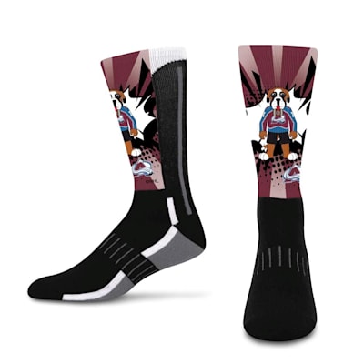  (For Bare Feet Mascot Phenom Curve Socks - Colorado Avalanche - Youth)