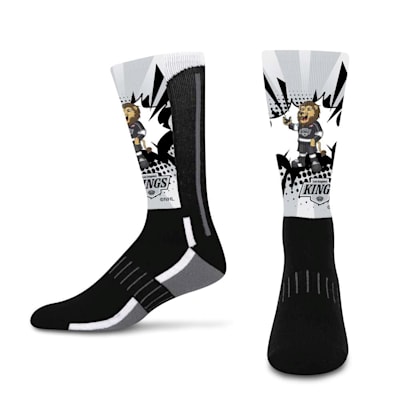  (For Bare Feet Mascot Phenom Curve Socks - LA Kings - Youth)