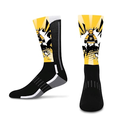  (For Bare Feet Mascot Phenom Curve Socks - Pittsburgh Penguins - Youth)
