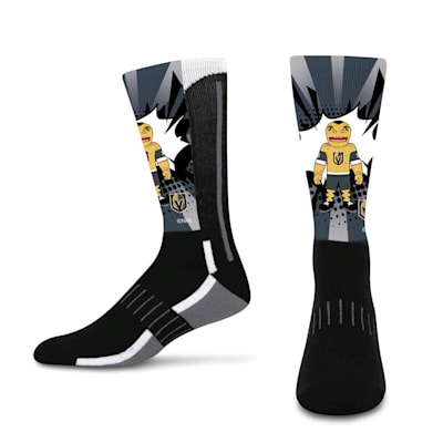  (For Bare Feet Mascot Phenom Curve Socks - Vegas Golden Knights - Youth)