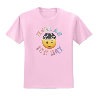  (Have An Ice Day Girl's Emoji Tee Shirt - Girls)