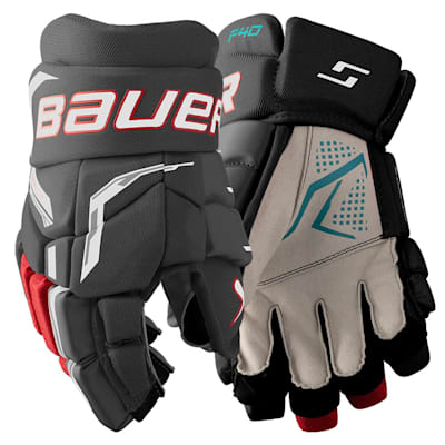  (Bauer Supreme F40 Hockey Gloves - Junior)