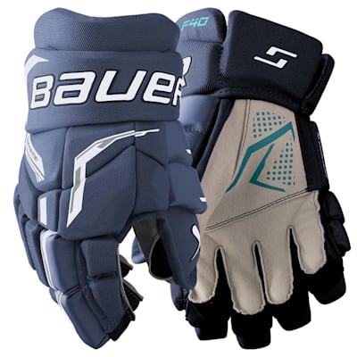  (Bauer Supreme F40 Hockey Gloves - Junior)