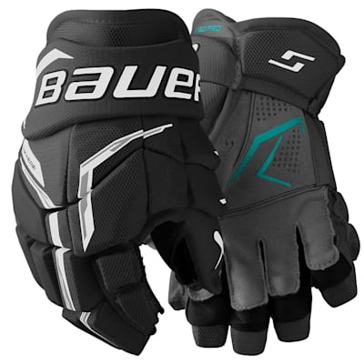  (Bauer Supreme F50 Pro Hockey Gloves - Junior)