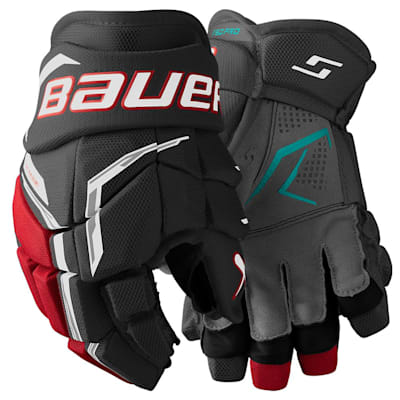  (Bauer Supreme F50 Pro Hockey Gloves - Junior)