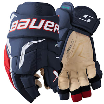  (Bauer Supreme F50 Pro Hockey Gloves - Senior)