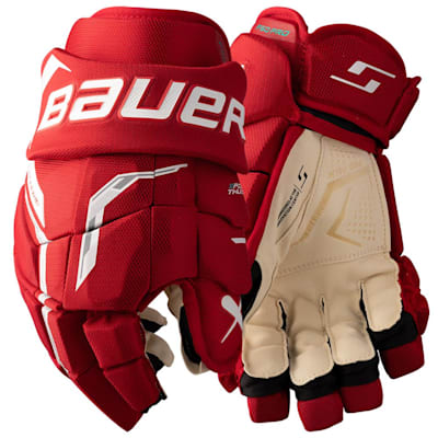  (Bauer Supreme F50 Pro Hockey Gloves - Senior)