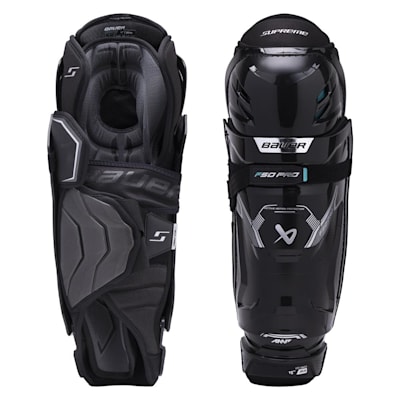  (Bauer Supreme F50 Pro Hockey Shin Guards - Senior)