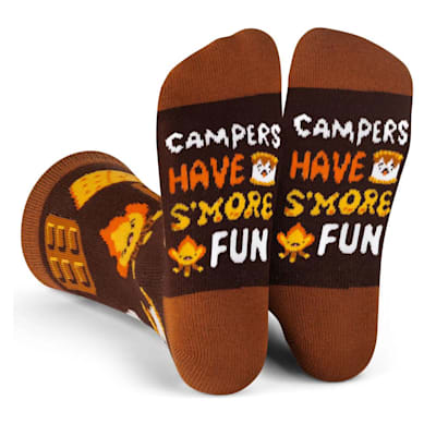  (Lavley Campers Have S'more Fun Socks - Youth)
