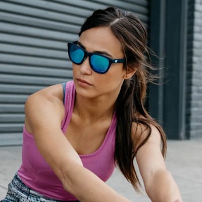  (Knockaround Sport Premiums Sunglasses - Navy - Adult)