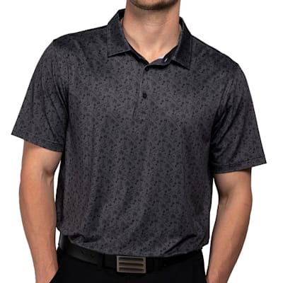 (Pure Hockey Printed Palm Blades Polo - Adult)
