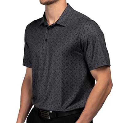  (Pure Hockey Printed Palm Blades Polo - Adult)