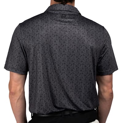  (Pure Hockey Printed Palm Blades Polo - Adult)