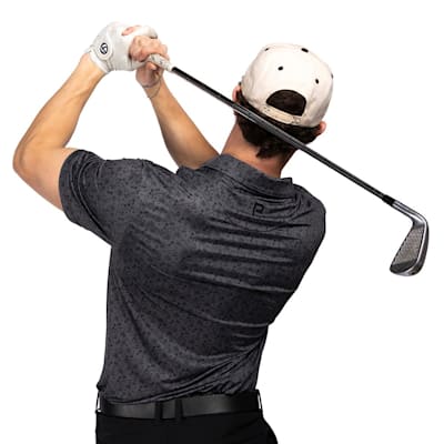  (Pure Hockey Printed Palm Blades Polo - Adult)