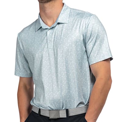  (Pure Hockey Printed Palm Blades Polo - Adult)