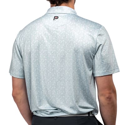  (Pure Hockey Printed Palm Blades Polo - Adult)