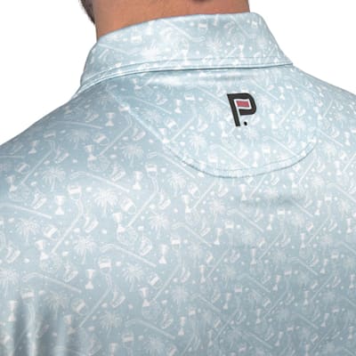  (Pure Hockey Printed Palm Blades Polo - Adult)
