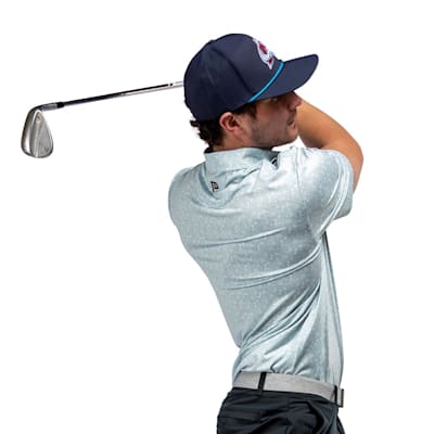  (Pure Hockey Printed Palm Blades Polo - Adult)