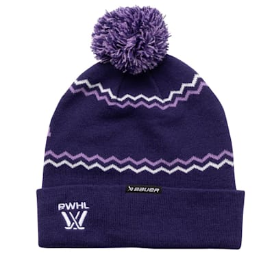  (Bauer PWHL Fair Isle Pom Knit Hat - Minnesota Frost - Adult)