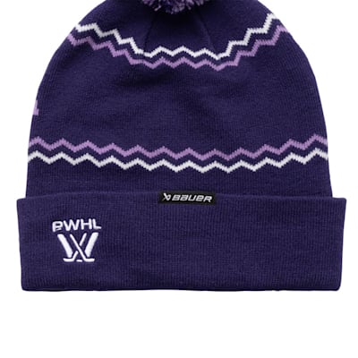  (Bauer PWHL Fair Isle Pom Knit Hat - Minnesota Frost - Adult)