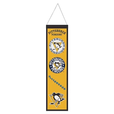  (Wincraft Logo Evolution Wool Banner - Pittsburgh Penguins)