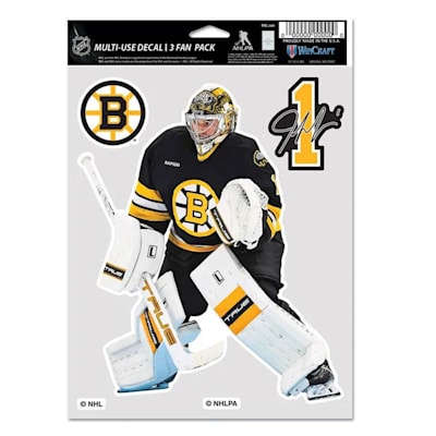  (Wincraft Multi-Use Player Decal 3 Fan Pack - Boston Bruins)