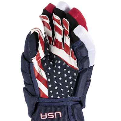  (Bauer Bauer Series Fuse USA Hockey Gloves - Intermediate)