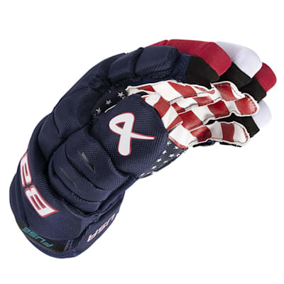  (Bauer Bauer Series Fuse USA Hockey Gloves - Intermediate)