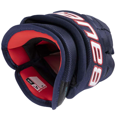  (Bauer Bauer Series Fuse USA Hockey Gloves - Intermediate)